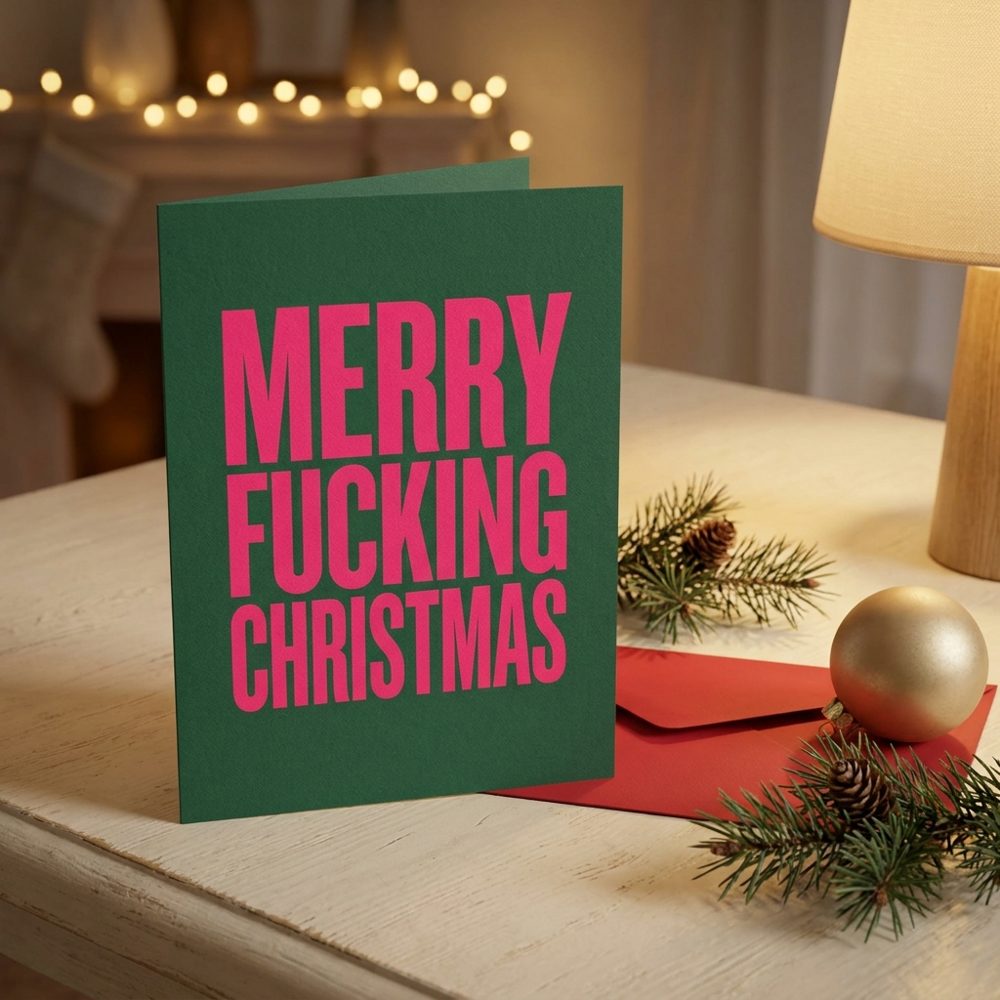 Merry Fucking Christmas card
