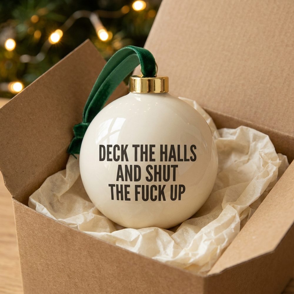 Deck the halls ornament